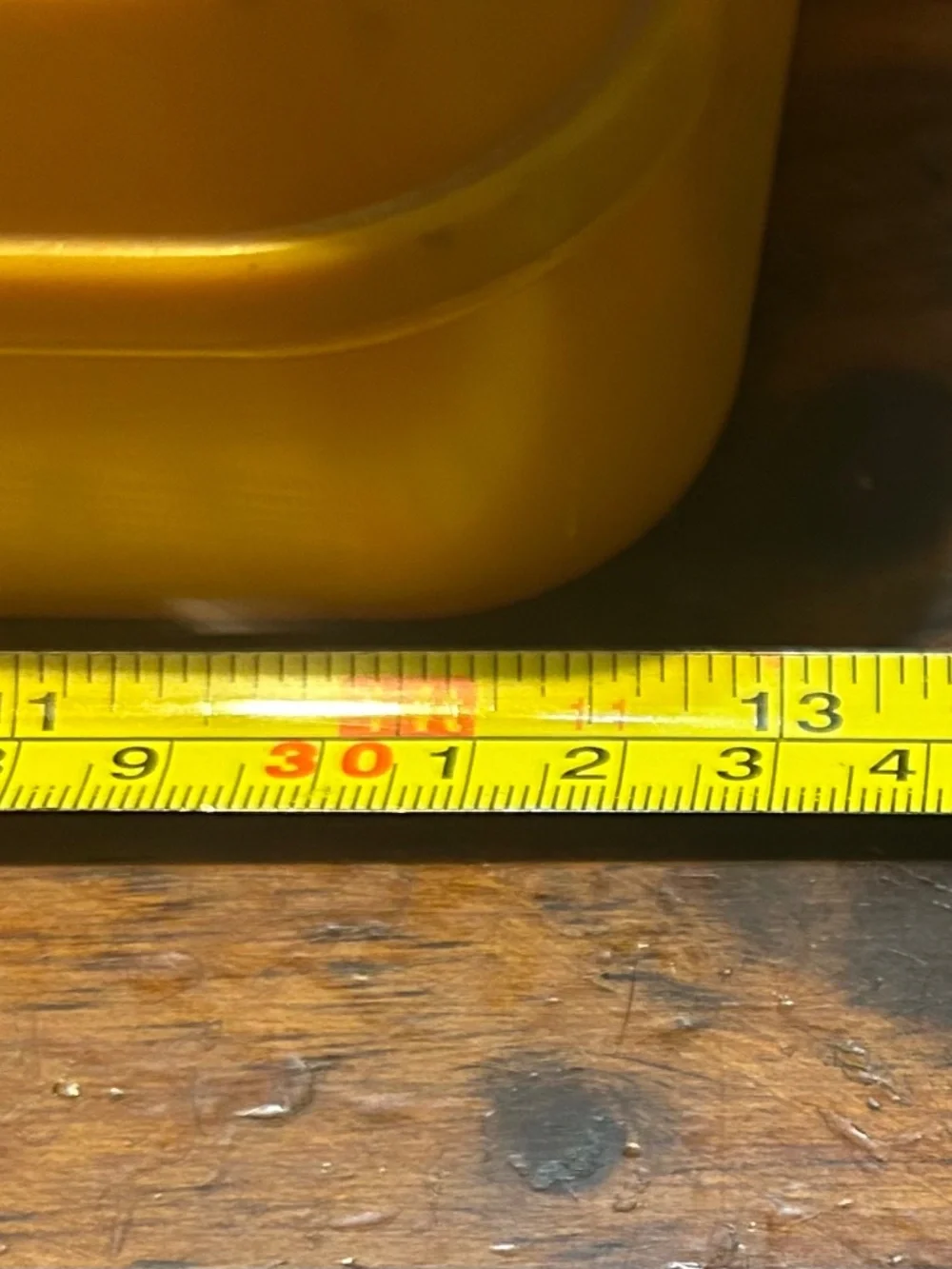 Wil-Hold  Wilson Plastic Thread Bobbin Sewing Box Mustard